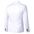Elegant Men's Blazer Suit Jacket - Casual Long Sleeve Coat with Single Button Closure